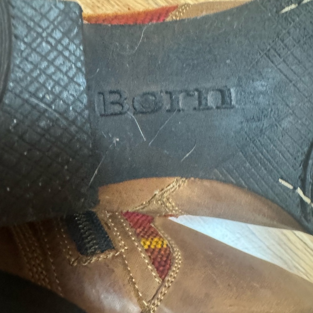 Born Tan Leather Boots - Picture 10 of 14